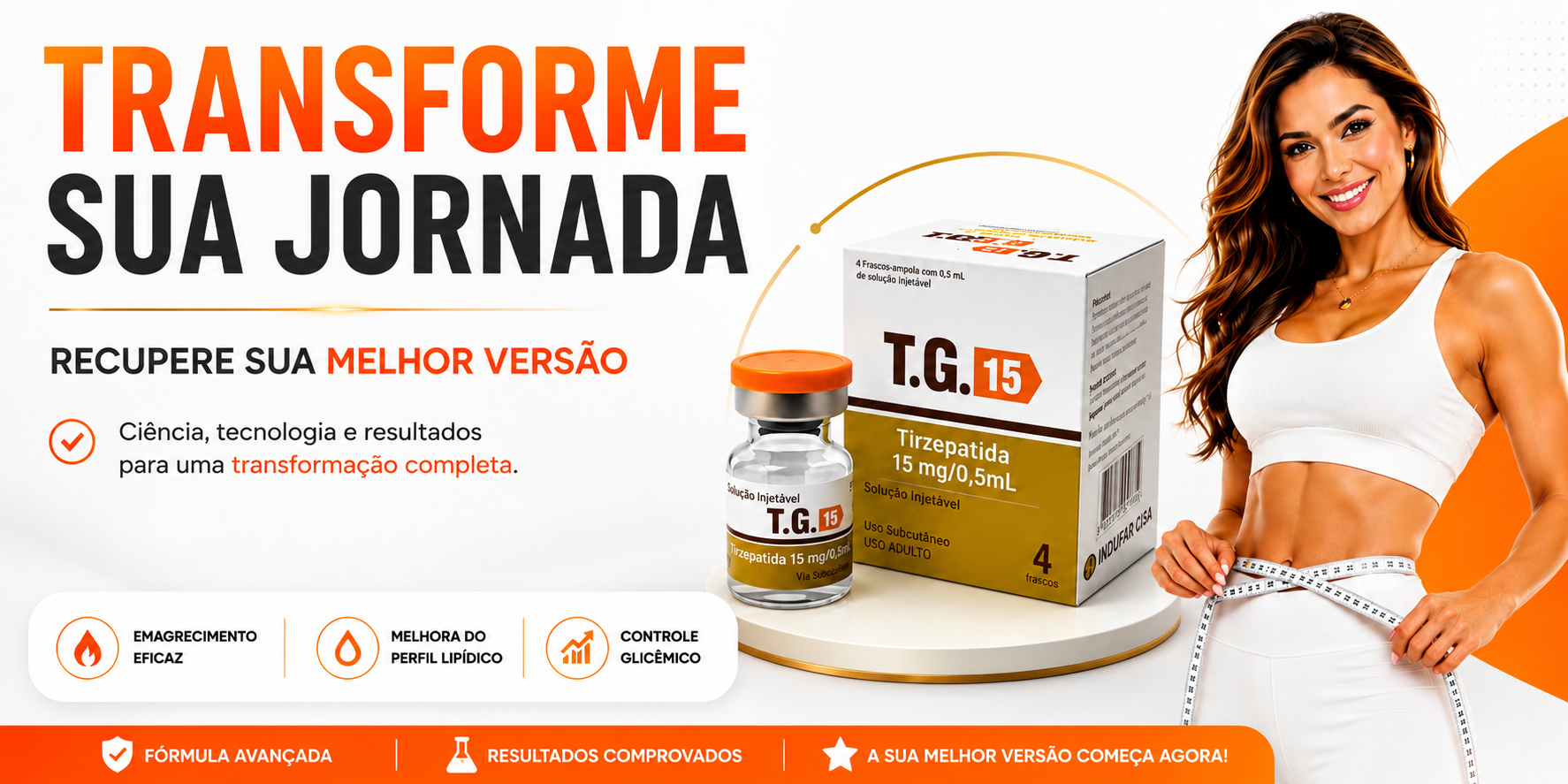 T.G.15 Tirzepatida — transforme sua jornada